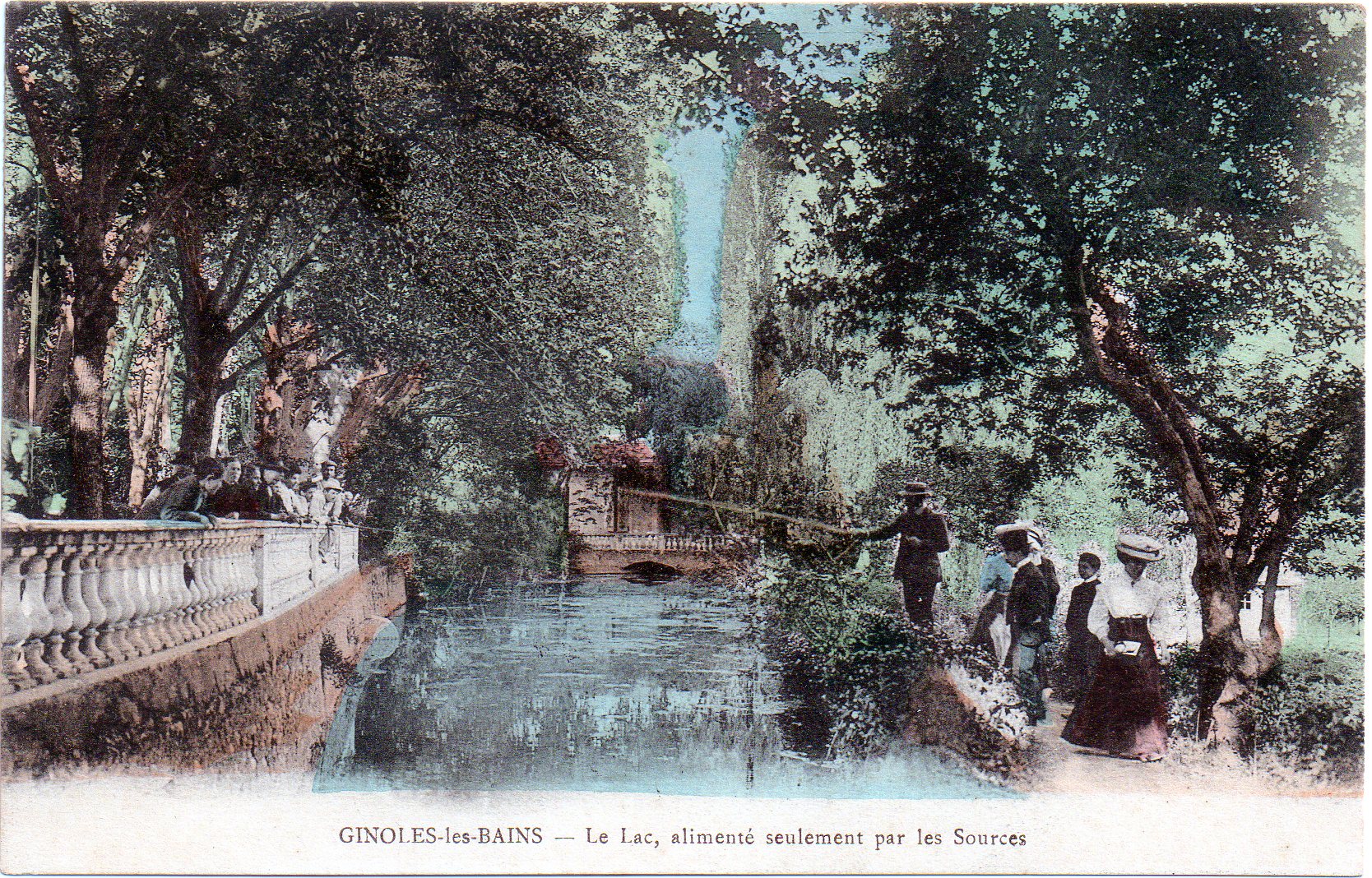 Ginoles lac colorisé
